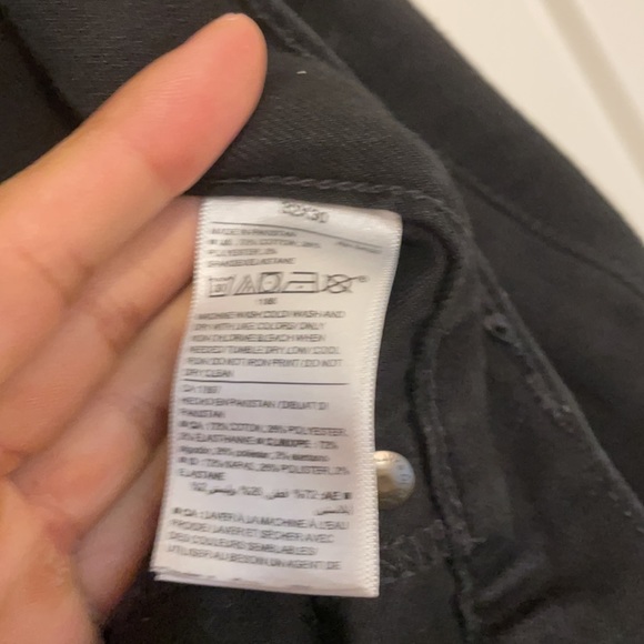 Old Navy, Jeans, Black, 32x30, not faded - Picture 3 of 3